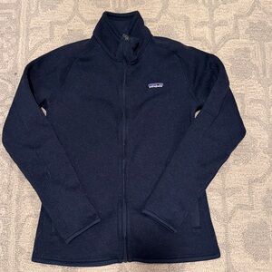 EUC Patagonia Better Sweater Full-Zip Jacket - navy
